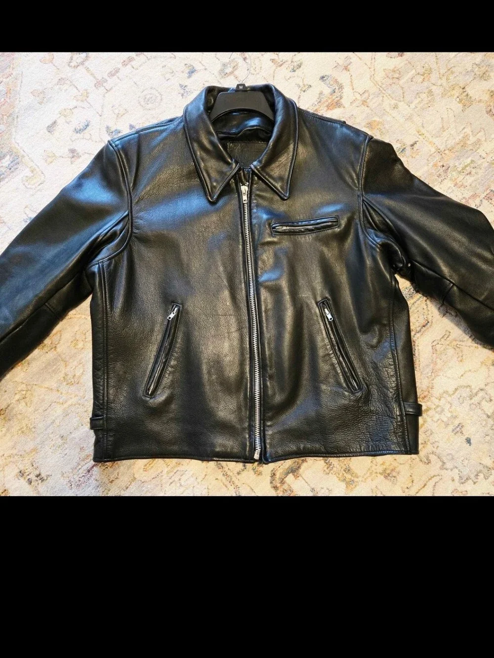 Mens Black Leather Jacket